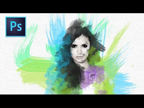 Watercolor Effect Photoshop Tutorial