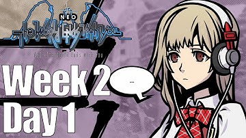NEO The World Ends With You Wk2 Day1 New Game! Vending Machine Puzzle!