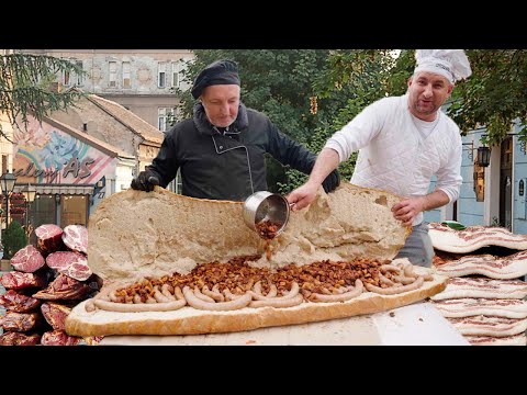 SERBIAN STREET FOOD MASTERS! Sausages & Meat EVERYWHERE! 🥩🔥🍗