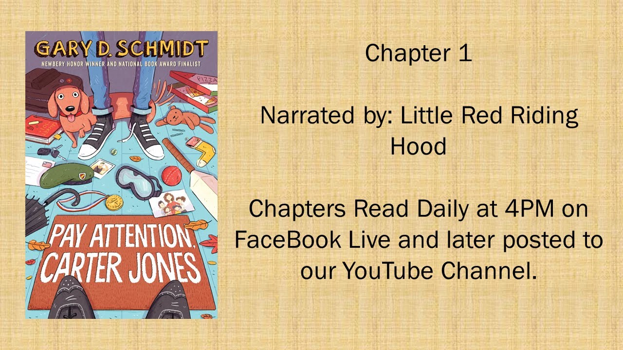 Pay Attention Carter Jones by Gary D. Schmidt, Chapter 1 YouTube