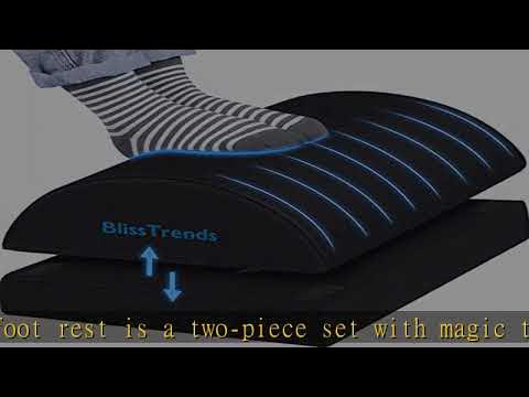 BlissTrends Foot Rest for Under Desk at Work-Versatile Foot Stool with  Washable Cover--Comfortable 