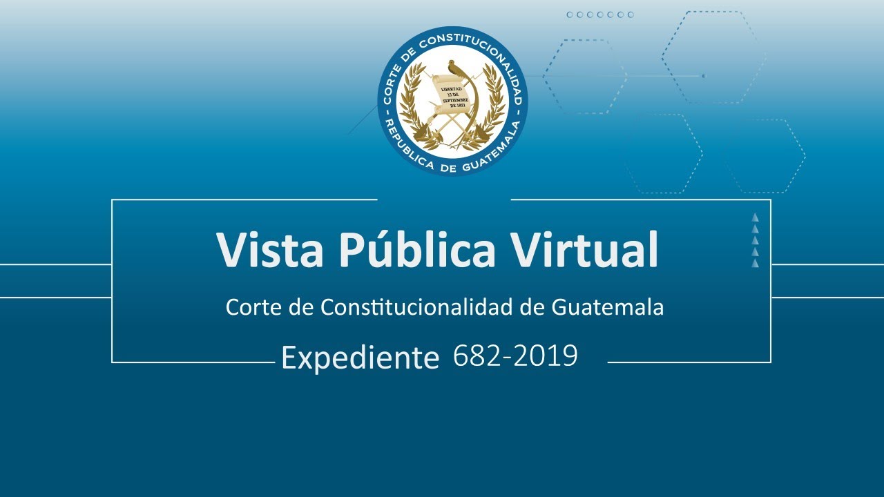 Vista Pública Virtual No.16-2020 Exp. 682-2019 - YouTube