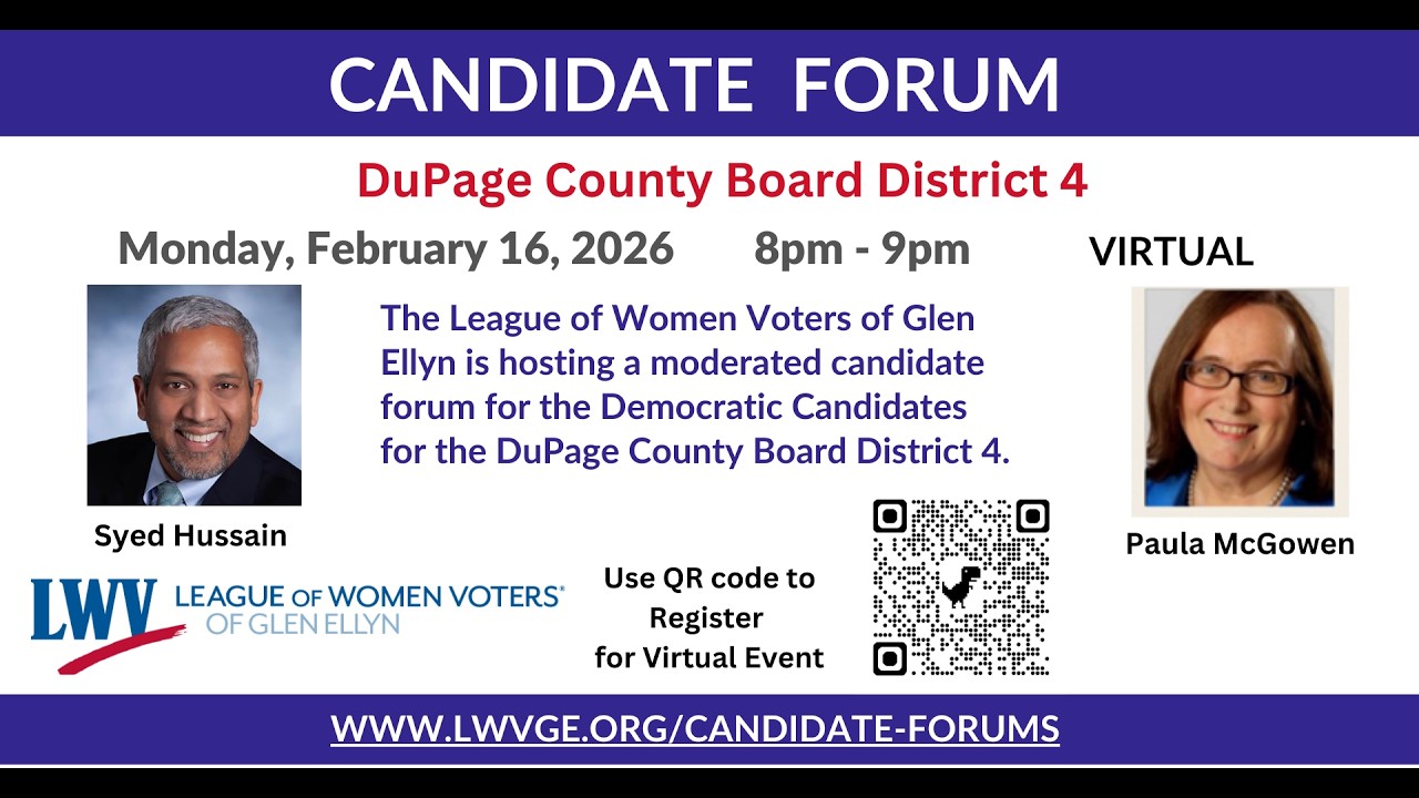DuPage County District 4 Candidate forum