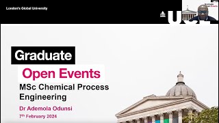 Graduate Open Event - Chemical Process Engineering - 7 February 2024