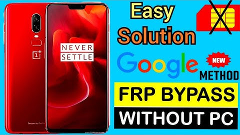 💥OnePlus 6 FRP Bypass Without PC🔓6T Google Account Bypass🔓#easysolution #unlock #oneplus #frpbypass