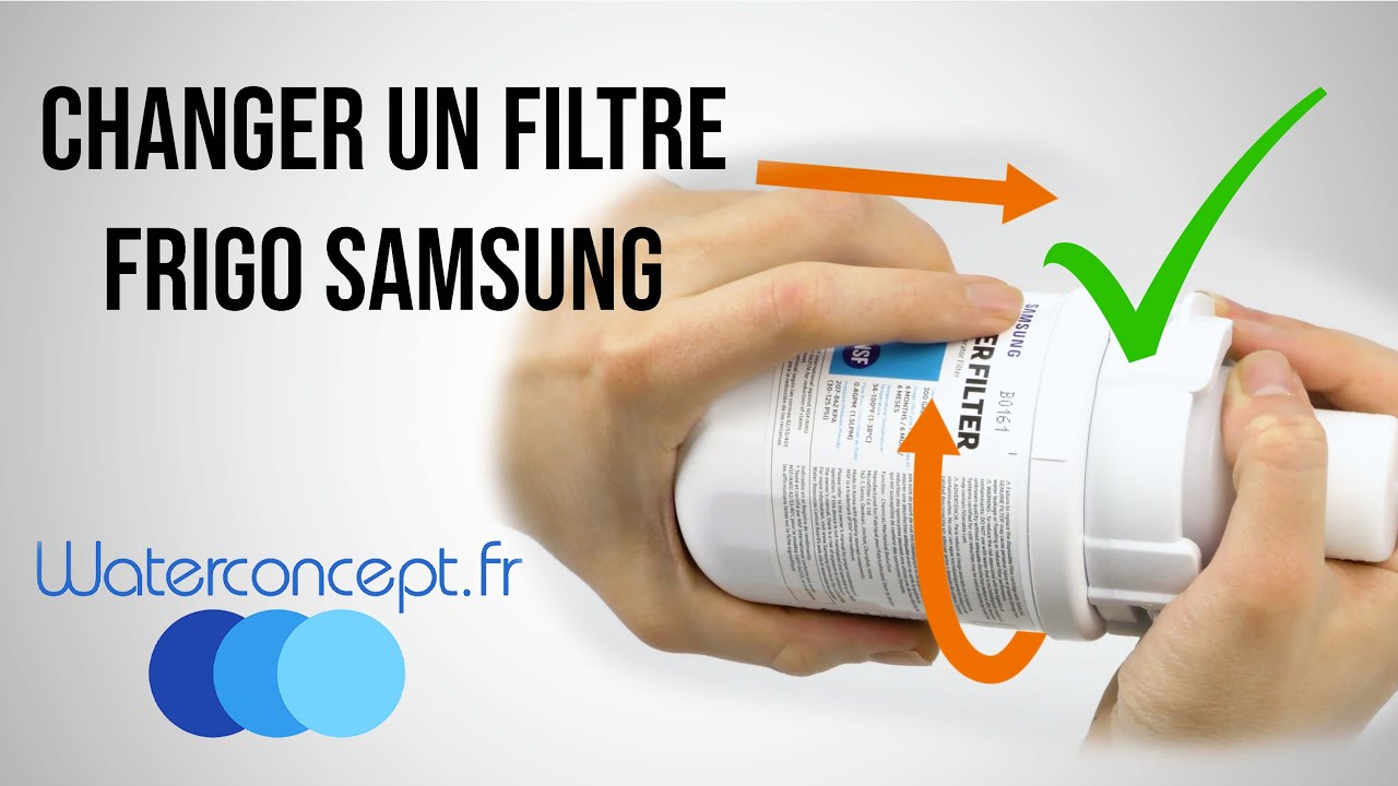 Comment changer un filtre DA29 pour frigo Samsung® 