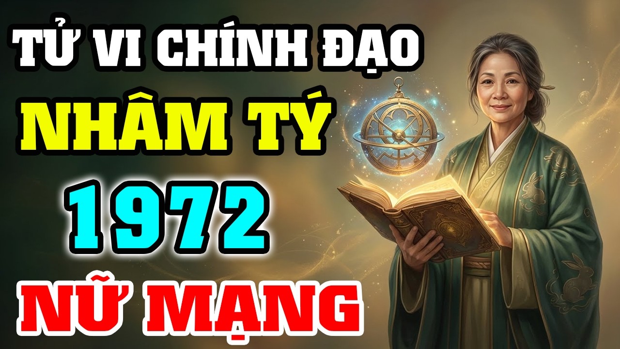 Tử Vi Tuổi Nhâm Tý 1972 Nữ Mạng Năm 2026: Vượt Sao Kế Đô, Hóa Giải Vận Hạn, Đón Bình An