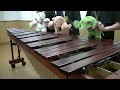 マリンバ3重奏「ぬいぐるみたちの大運動会」"Fast Orchestra" Teddy bears Marimba trio