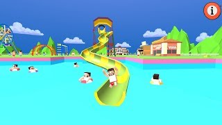 Water Park Craft Building : Waterslide Uphill Rush 3D || Android IOS Gameplay screenshot 3
