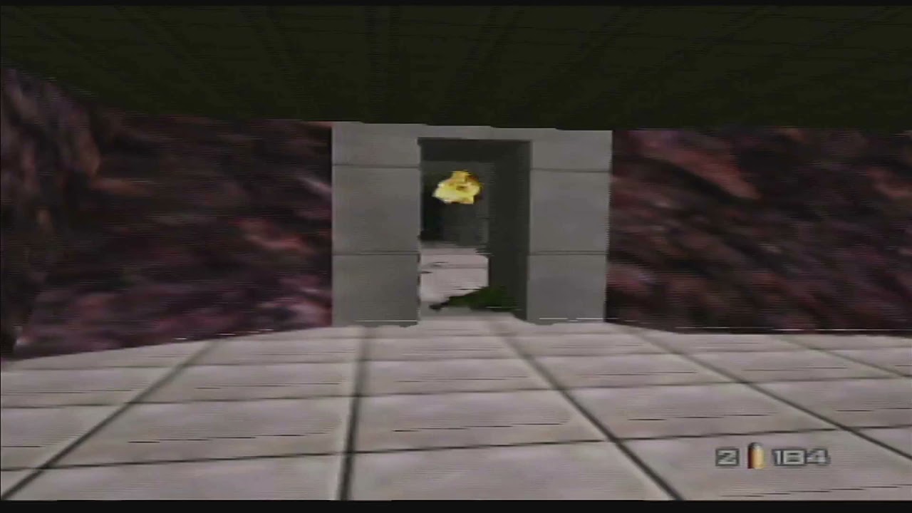 Goldeneye 64 Infinite Ammo cheat run