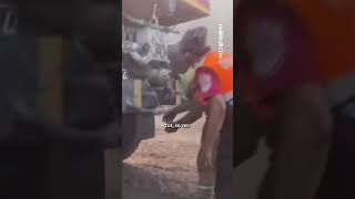 Yangından Son Anda Kurtulan Işçi: