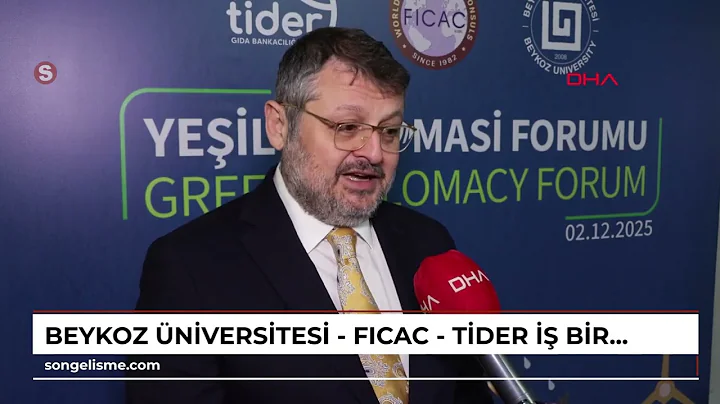 The 'Green Diplomacy Forum' was held in collaboration with Beykoz University - FICAC - TİDER.