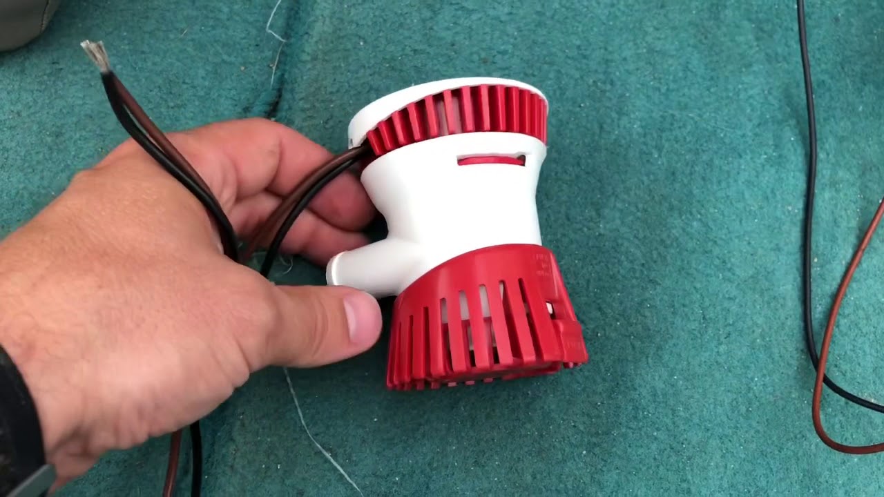 How To Replace Boat Bilge Pump - YouTube