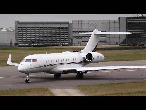 NetJets Europe Global 6500 CS-GLN at Cambridge Airport