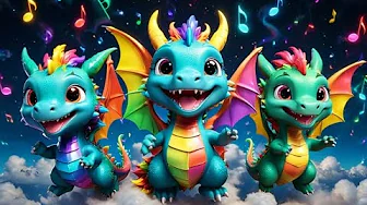 Five Little Dragons Fly Through the Sky | Flying Dragon Song for Kids | Nursery Rhymes & Baby Songs Five Little Dragons Fly Through the Sky | Flying Dragon Song for Kids | Nursery Rhymes & Baby Songs