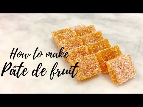 Mango and Passion Fruit Pâte de Fruit | RECIPE#23