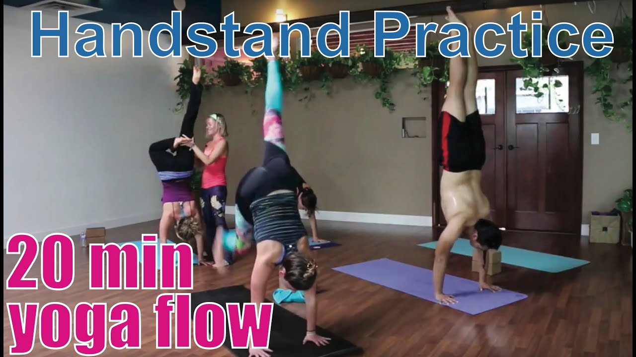 yoga teacher training iyengar 20 Minute Yoga Class - Handstand Practice