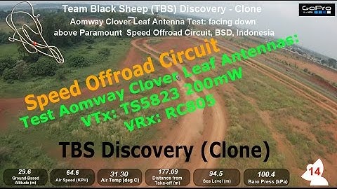 TBS (Team BlackSheep) Discovery (Clone) - FPV Fly above Speed Offroad Circuit