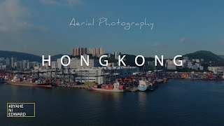 Hong Kong Container Port | Aerial Shot 4K