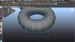 Selecting Components of 3D Objects in Maya