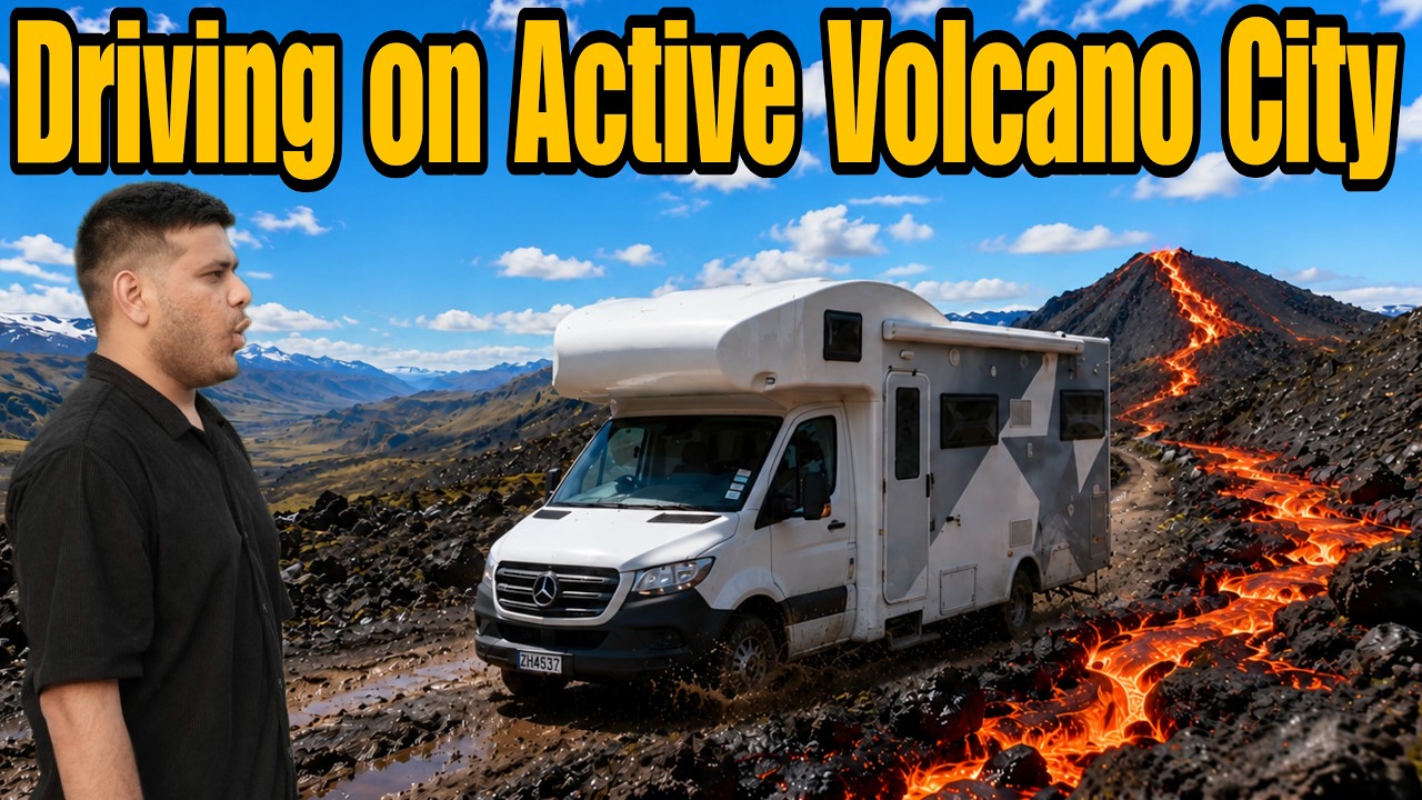 Driving Our Motorhome on Active Volcano : Rotorua 😨🇳🇿 |NZ Road Trip| #EP-5