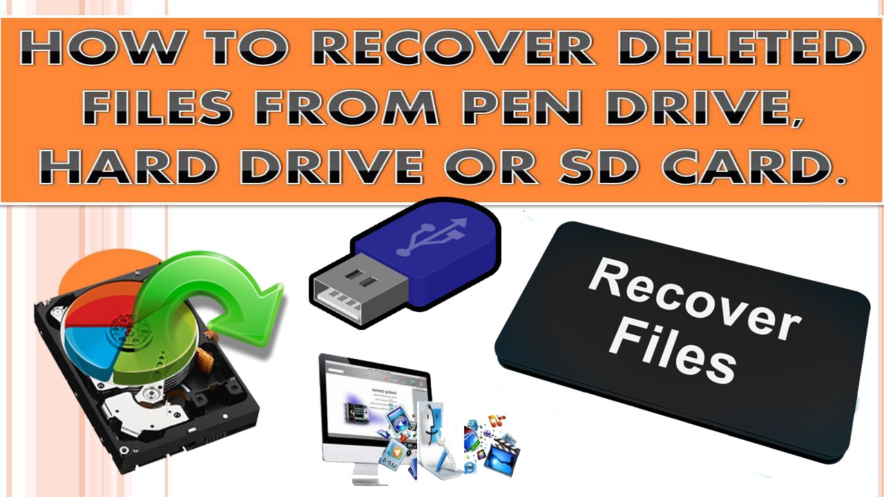 How to Recover Deleted Files from USB, SD card or From