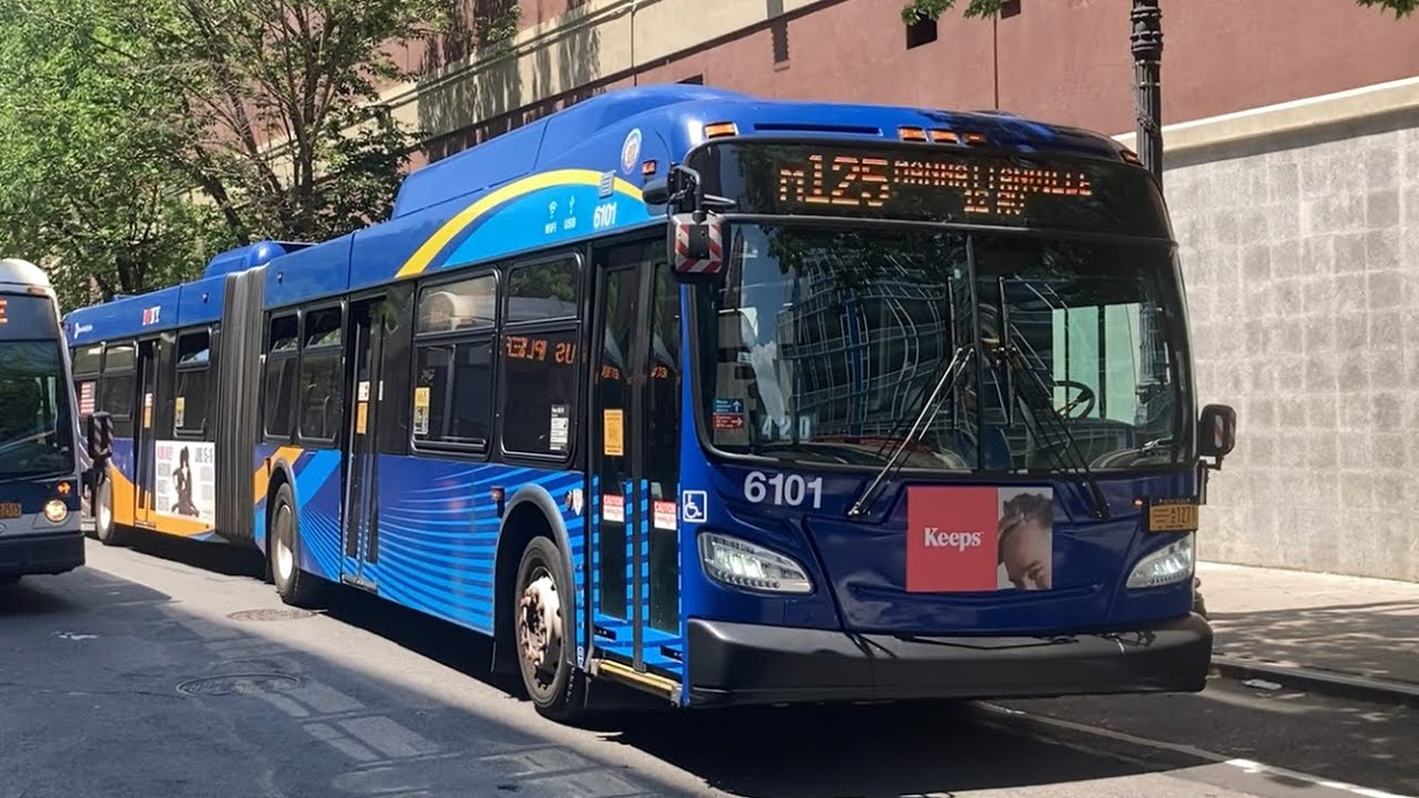 2017 New Flyer Xcelsior XD60 M125 Bus Ride From The Hub 3Av 149 St To mta-mabstoa-lfsa-and-xd60-bus-action-on-the-new-m125-route-along