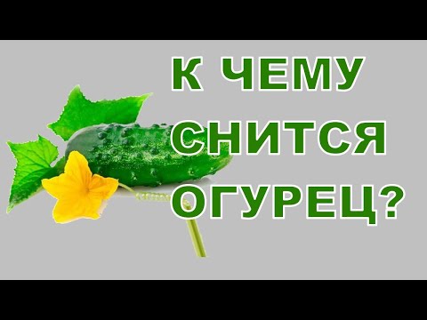 К Чему Снится ОГУРЕЦ? Толкование снов.