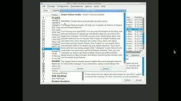 Installation of Deepin Desktop using Yast Software Manager in OpenSuse 15.4