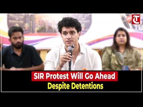 CJP Leader saurab Das Says SIR Protest Will Go Ahead Despite Alleged Mass Detentions