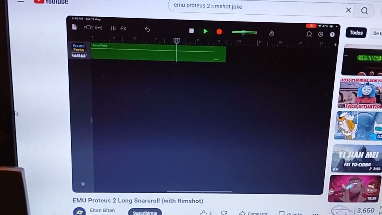 Emu Proteus 2 Rimshot Joke Compilation SFX 