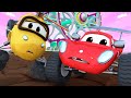 モンスタータウン - 暴走観覧車 🚚 カーシティー - 子供向けトラックアニメ Super Truck Animation for Kids