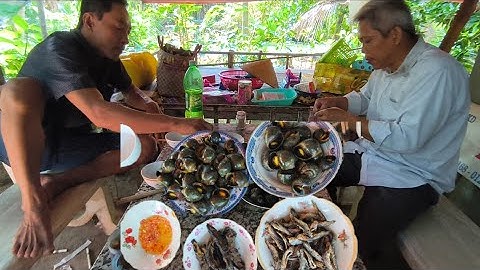 RẮN 4 CHÂN NƯỚNG MỌI, ỐC BƯƠU NƯỚNG TIÊU ĐEN LAI RAI CÙNG MẤY ANH NGÀY CUỐI TUẦN/LINH SĂN BẮT 