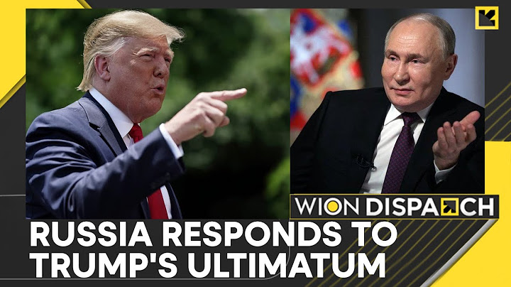 Trump Gives Putin 50 Days To End The War, Russia Calls Trump's Threat 'Serious' | WION Dispatch