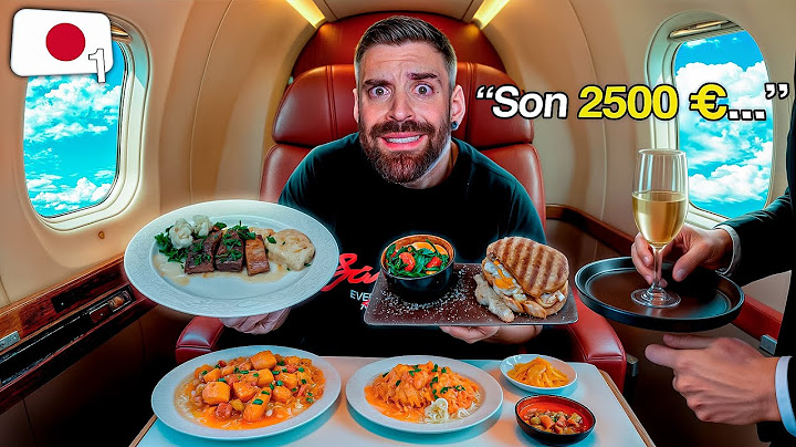 I PAID €2,500 FOR THIS MEAL IN FIRST CLASS… AND I ALMOST GOT KICKED OFF THE PLANE