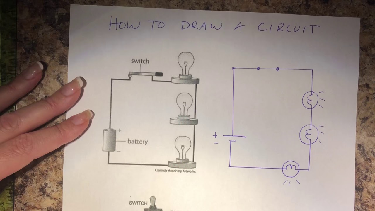 How to Draw a Circuit Diagram with Symbols - YouTube