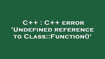 C++ : C++ error 