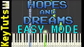 Battle Against A True Hero Undertale Easy Piano Tutorial Synthesia Topanimemusic Youtube