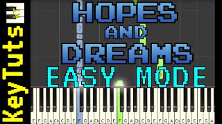 Learn to Play Hopes and Dreams/SAVE the World from Undertale - Easy Mode chords