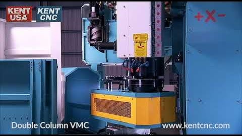 Kent CNC KFD Series Double Column VMC Overview
