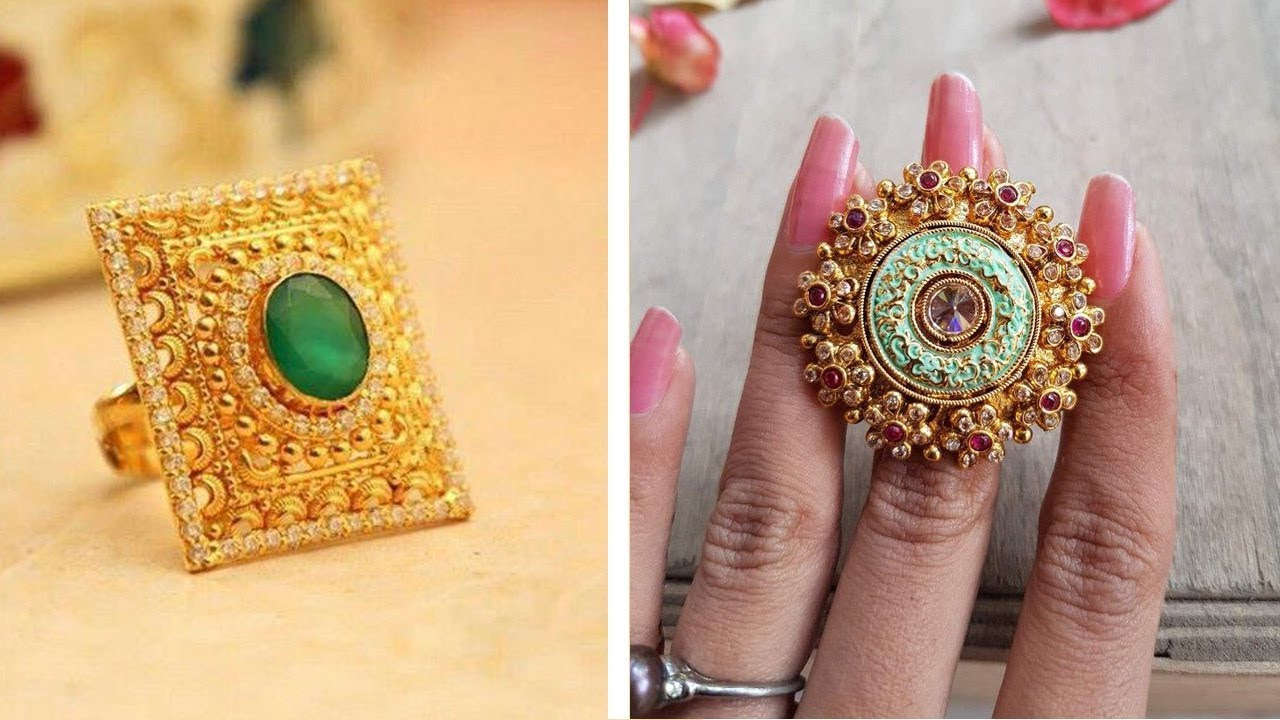 LATEST & MOST BEAUTIFUL GOLD RING DESIGNS FOR WOMEN 2019