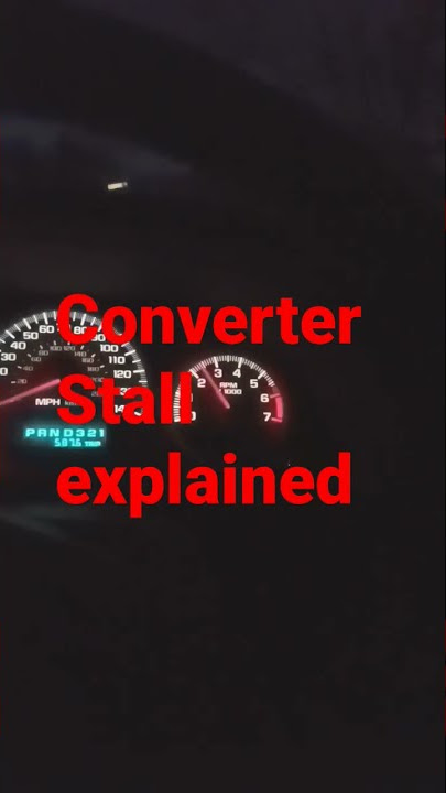 What is the stall of a torque converter?
