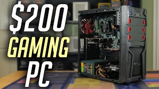 $200 Budget Gaming PC Challenge! (2020)