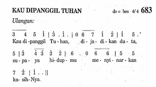 Puji Syukur No. 683 - KAU DIPANGGIL TUHAN | Lagu Rohani Katolik
