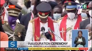 HH inauguration ceremony in heroes stadium Lusaka Zambia(Live)