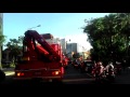 Damkar Surabaya Merespon Saat Jam Macet Dengan Pengawalan Polantas- Kebakaran Mes Karyawan Jemursari