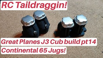 RC Taildraggin! Great Planes radio controlled J-3 Piper Cub build video #14