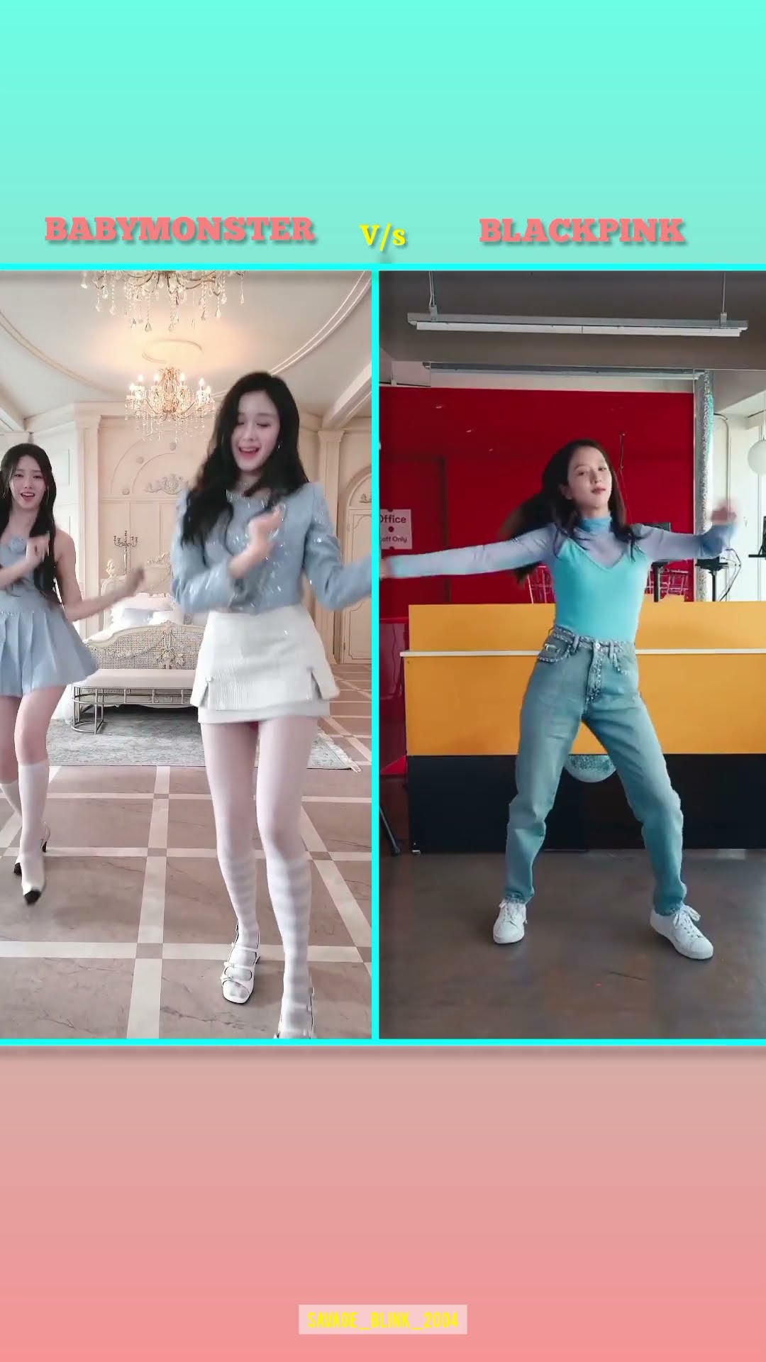 Ask your non K-pop friend which one is real choreography of this song? #jennie #lisa #rosé #jisoo