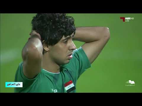 لحظة ضياع محمد قاسم ركلة الجزاء امام البحرين في نصف نهائي كأس الخليج 24