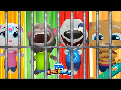 TALKING TOM HERO DASH -- ALL CHARACTER LOCK & ALL CHARACTER UNLOCK CLASSIC RUN BOSS FIGHT